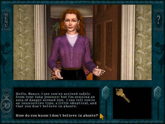 nancy drew: message in a haunted mansion screenshots 1