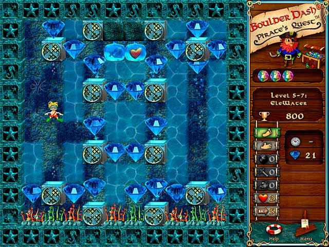 boulder dash: pirate's quest screenshots 1