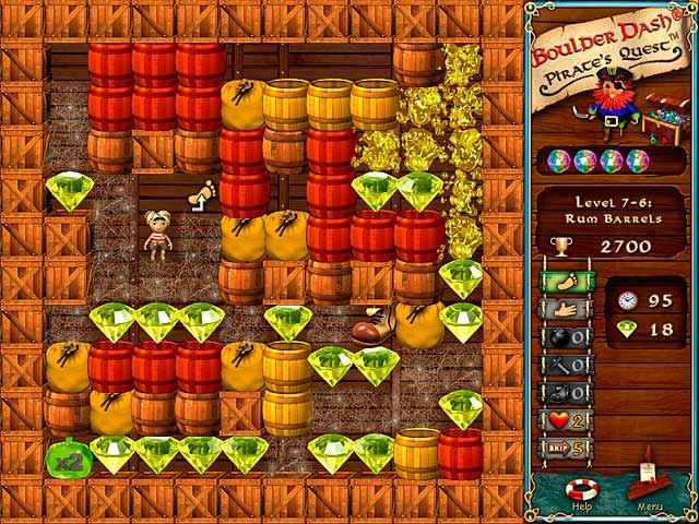 boulder dash: pirate's quest screenshots 3