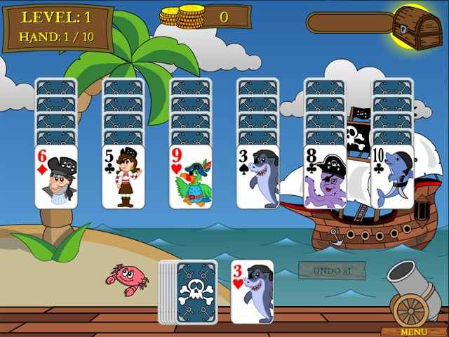 pirate solitaire screenshots 1