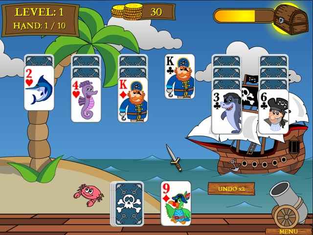 pirate solitaire screenshots 2
