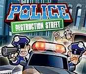 police: destruction street
