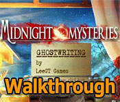 midnight mysteries: ghostwriting collector's edition walkthrough