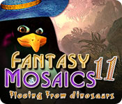 Fantasy Mosaics 11: Fleeing from Dinosaurs