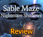 sable maze: nightmare shadows review